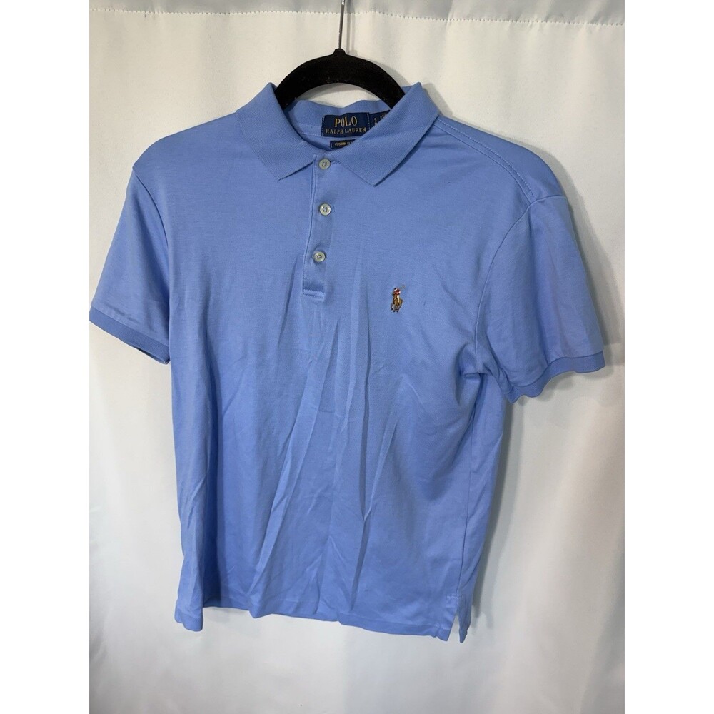 Polo Ralph Lauren Men’s Blue Classic Fit Soft Cotton Short Sleeve Polo Shirt S
